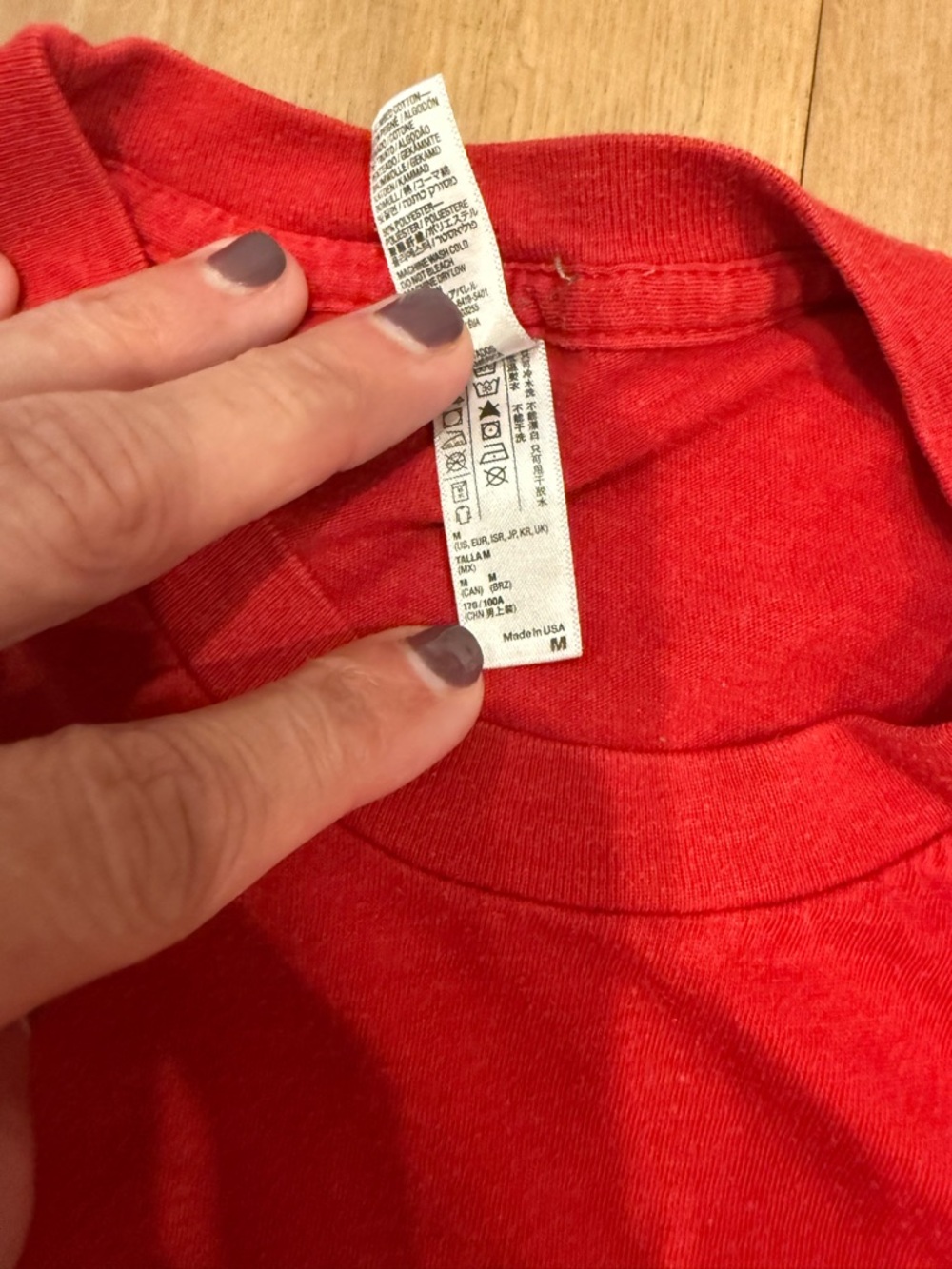 Rogue Men's Red Tee with Black Logo - Picture 2 of 5